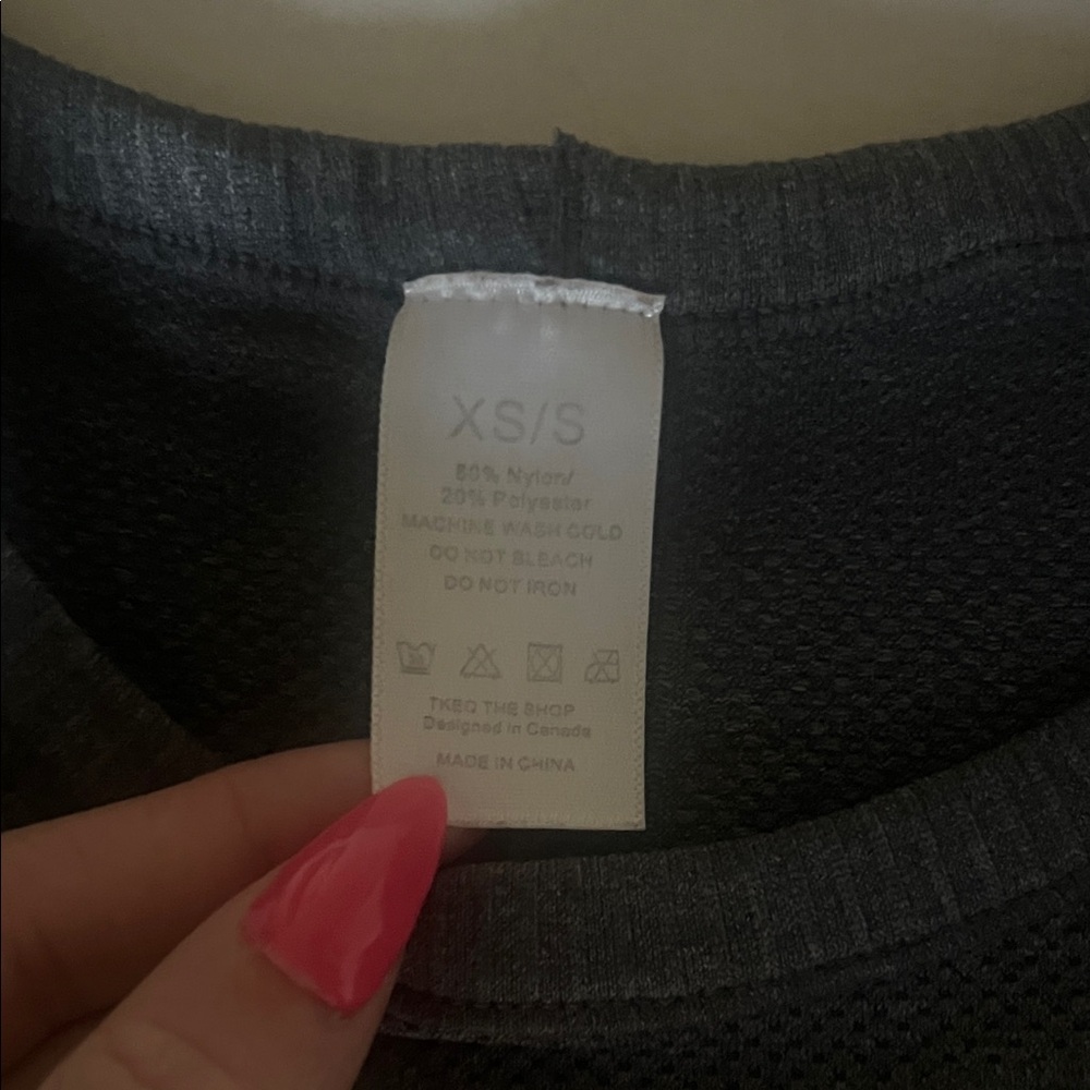 TKEQ KENNEDY Seamless Short Sleeved , XS/S, Slate Grey - Picture 2 of 4